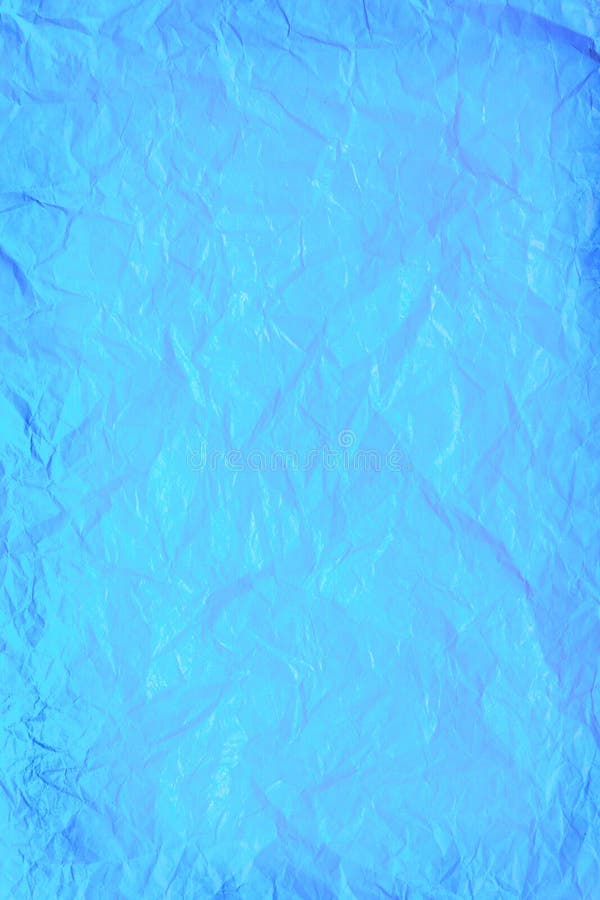 Błękitny zmięty papierowy tło obrazy royalty free