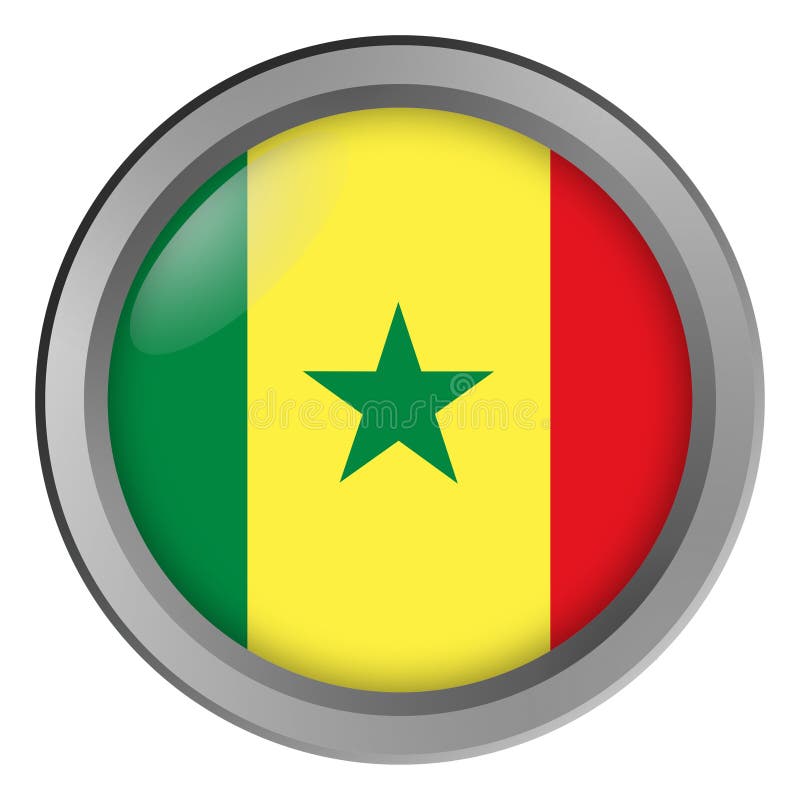 Bandeira Do Senegal Bandeira Da República Do Senegal Ilustração