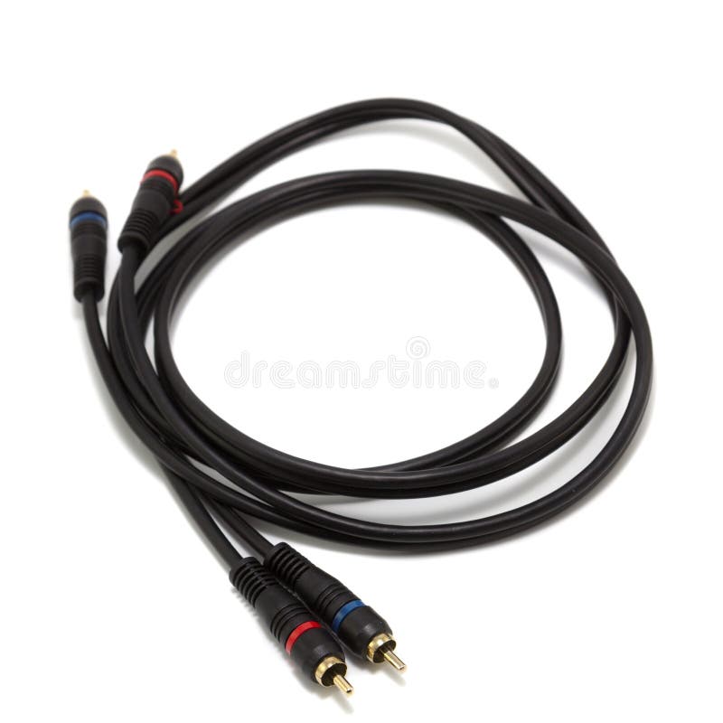 C?ble audio st?r?o images stock C?ble audio st?r?o images stock