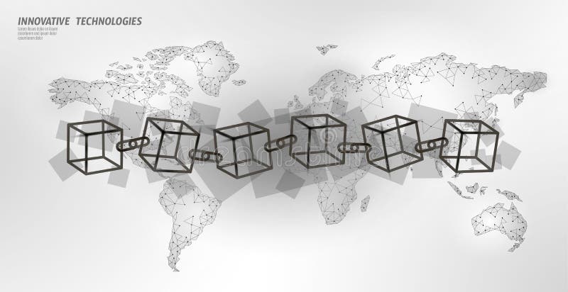 C?digo cuadrado del s?mbolo de la cadena del cubo de Blockchain Flujo internacional de los datos grandes Mapa blanco de la tierra libre illustration C?digo cuadrado del s?mbolo de la cadena del cubo de Blockchain Flujo internacional de los datos grandes Mapa blanco de la tierra libre illustration