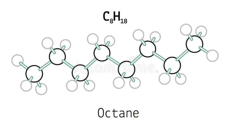 Octane C8h18 Illustrations & Vectors