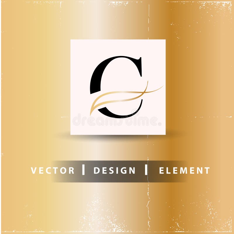 C Letter Logo Design Concept stock illustration C Letter Logo Design Concept stock illustration