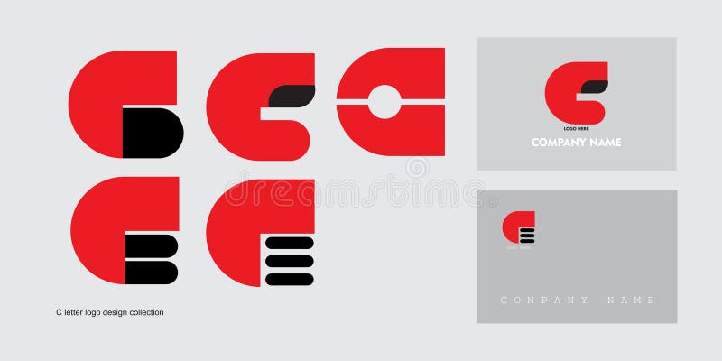 C letter symbol logo stock illustration. Illustration of minimalist ...