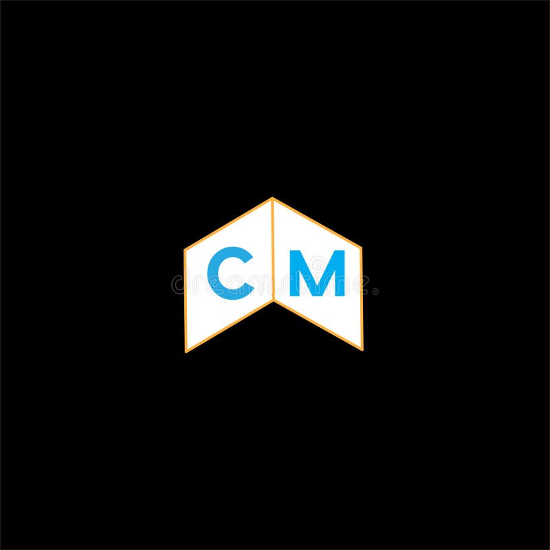 C M Joint Letter Logo Monogram Design Stock Vector - Illustration of ...