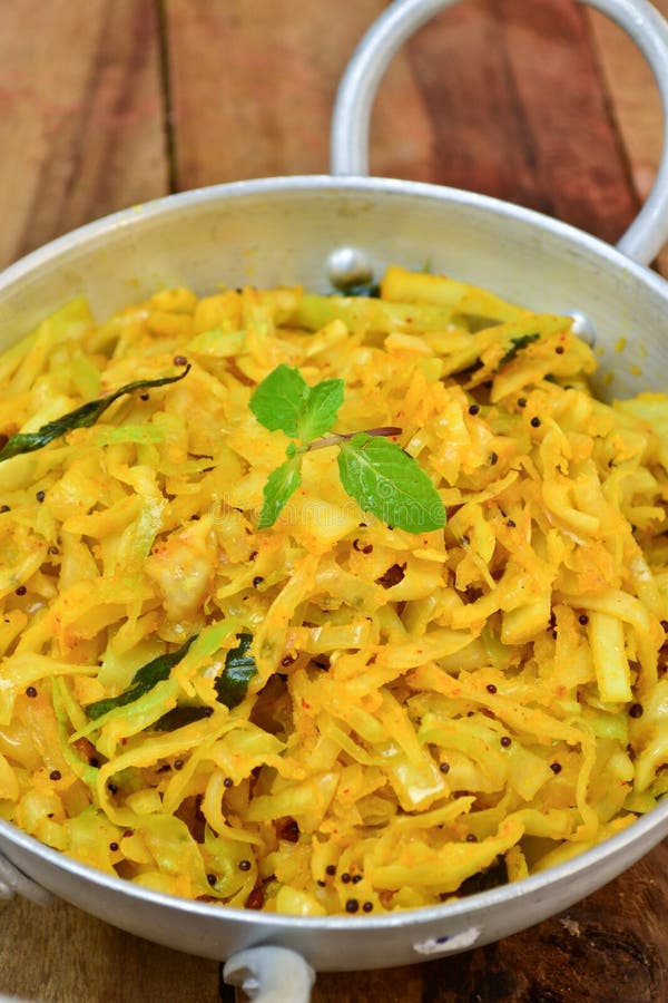 Cabbage curry stock photo. Image of curry, indian, meal 39612222