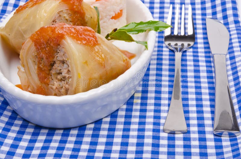 Cabbage rolls stock photo. Image of paprika, cabbage 23592450