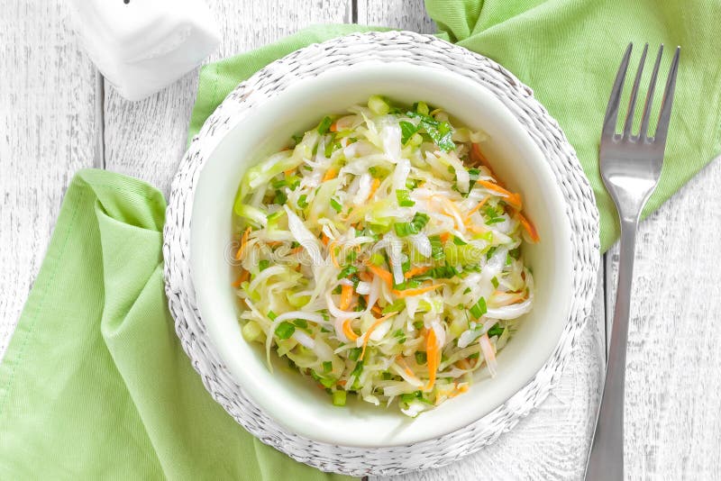 Cabbage salad stock image Cabbage salad stock image