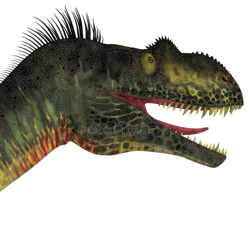 Megalossauro Dinossauro Do Período Jurássico Ilustração Stock
