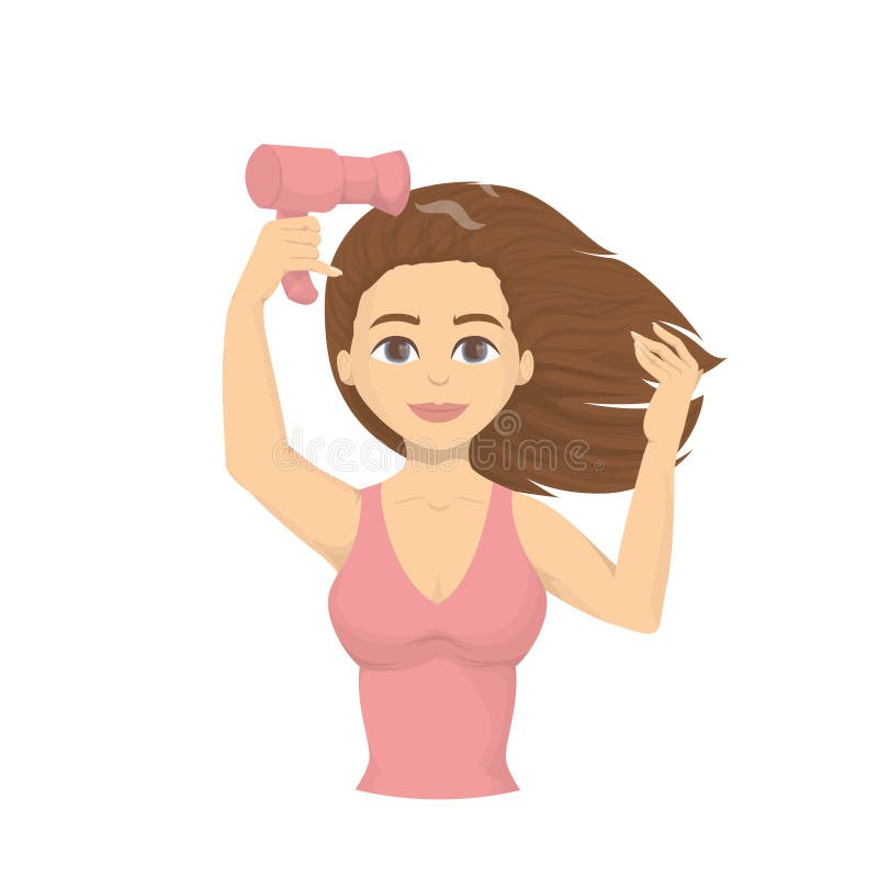 mujer aplicando seco champú en su cabello. rápido y fácil camino a mantener  tu pelo limpiar 24753878 Foto de stock en Vecteezy
