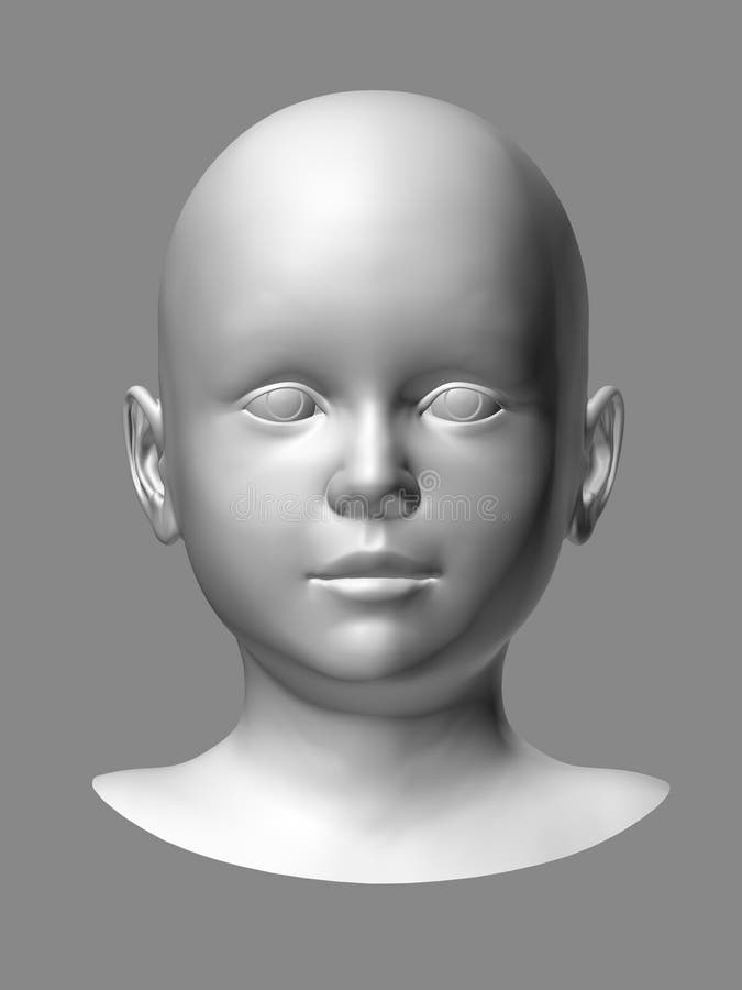 Cabeza del niño libre illustration Cabeza del niño libre illustration