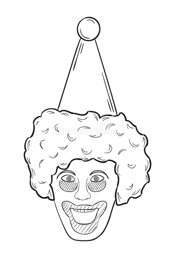 Cabeza del payaso libre illustration Cabeza del payaso libre illustration