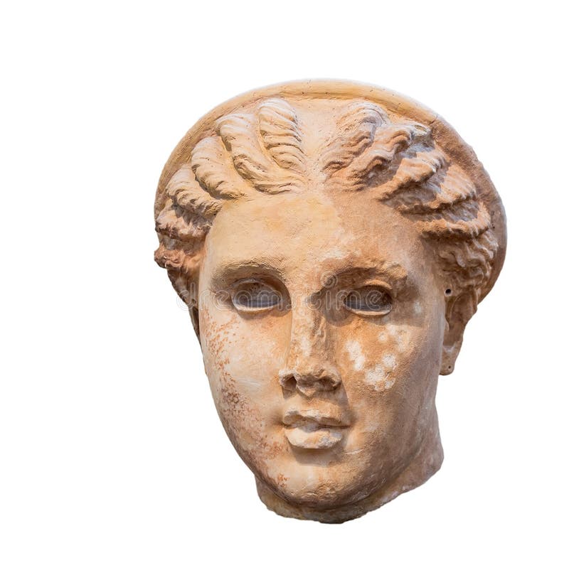 Head of Artemis found in Lycosura, Arcadia. The goddess wears a wreath. Head of Artemis found in Lycosura, Arcadia. The goddess wears a wreath.