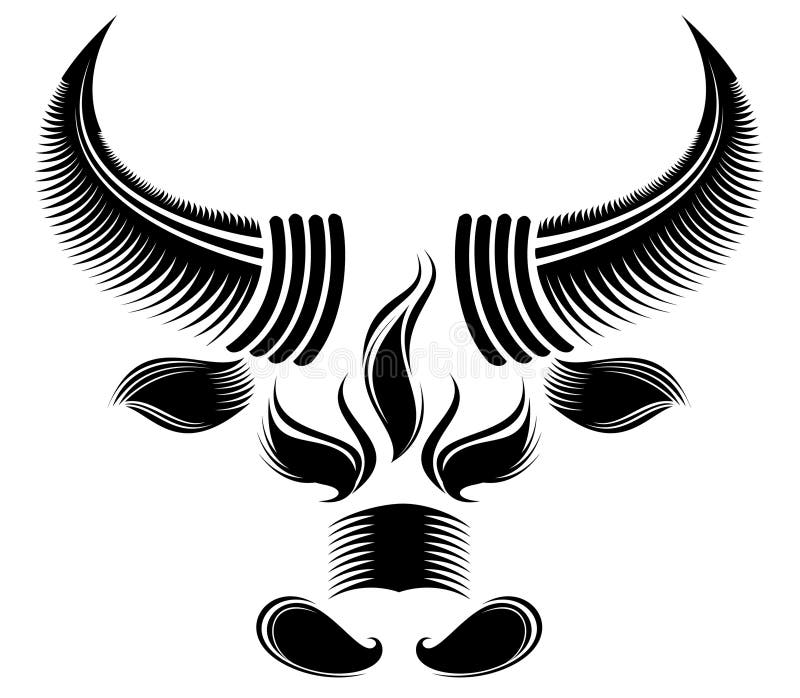 Cabeça de touro ilustração do vetor