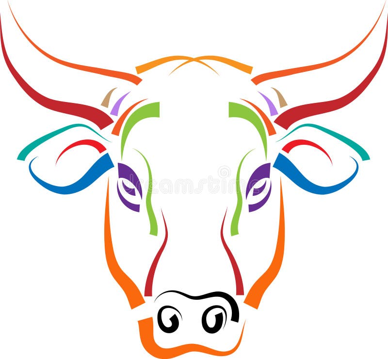 Cabeça de touro ilustração do vetor