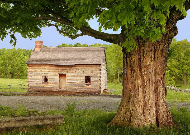 Cabina della famiglia del Joseph Smith fotografie stock libere da diritti Cabina della famiglia del Joseph Smith fotografie stock libere da diritti
