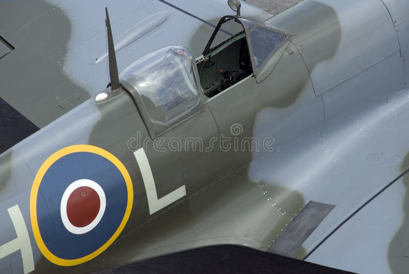 Cabina do piloto do Spitfire