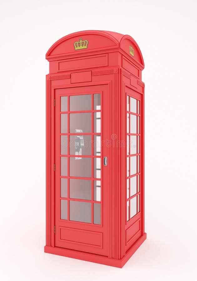 Cabina telefonica illustrazione di stock Cabina telefonica illustrazione di stock