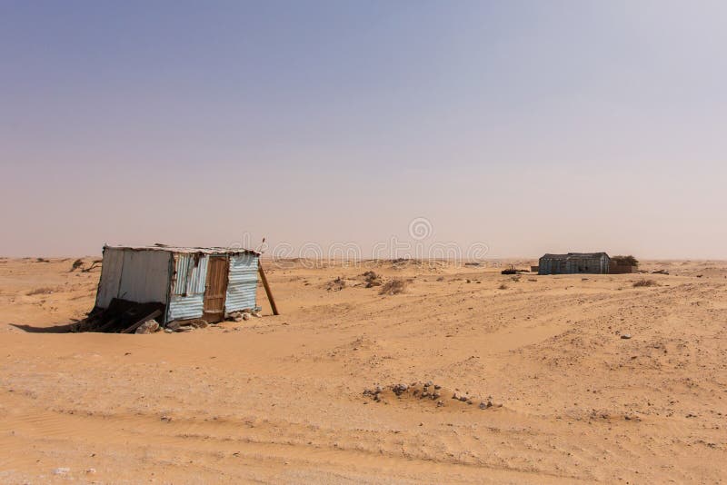 Cabins in Mauritania stock images Cabins in Mauritania stock images