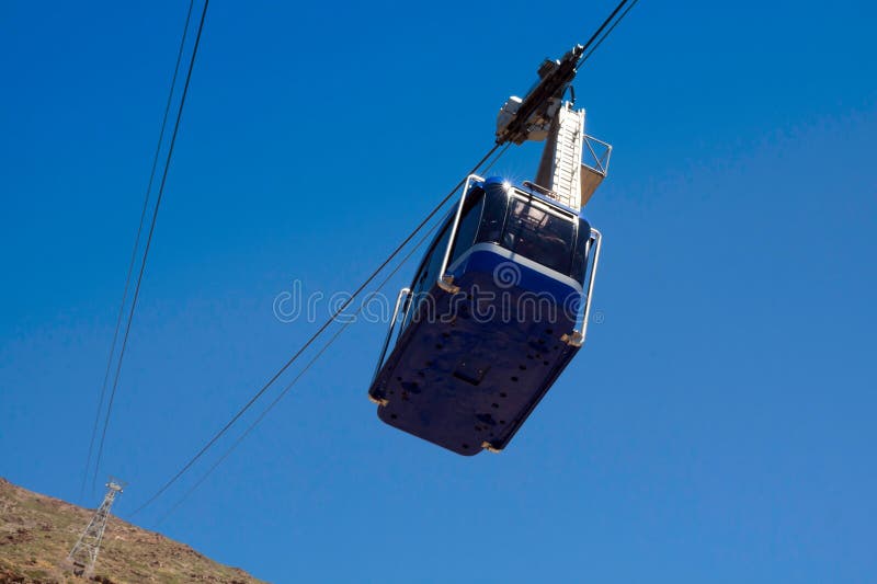 Cable Car in the Mist stock photo. Image of latin, andes 175546