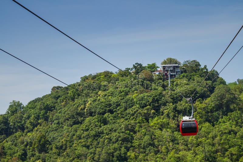 Cable Car in Hat Yai stock photo. Image of revolve, southern 92626336