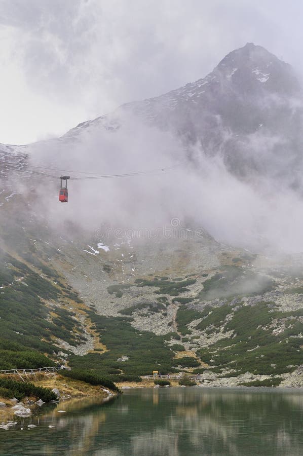 Cable car in the High Tatras