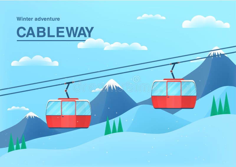 cable car illustration cable car illustration
