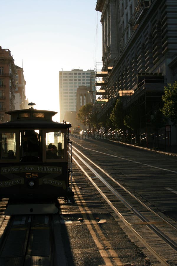 Cable Car Ride Into the Sunset