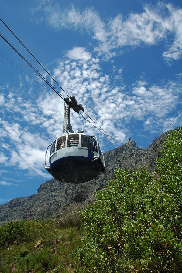 Cable Car at Table Mountain Stock Image Image of nature, alps 13512939