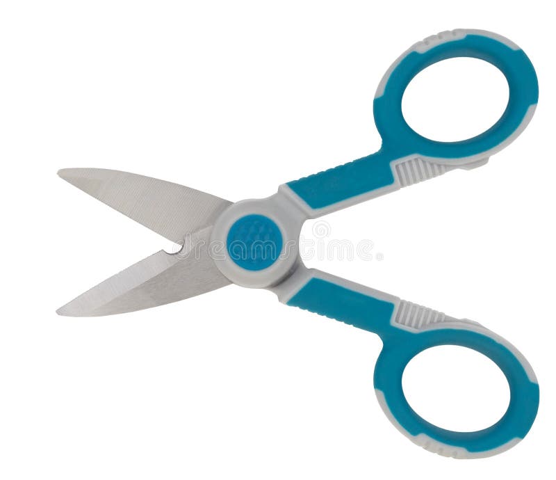 School scissors on white background Stock Photo by ©arousa 92795948