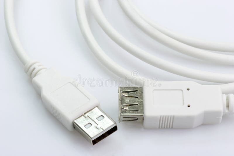 Cable del USB foto de archivo libre de regalías Cable del USB foto de archivo libre de regalías