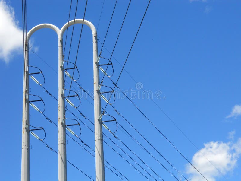 Cable Lines stock image. Image of electricity, energy 19745569