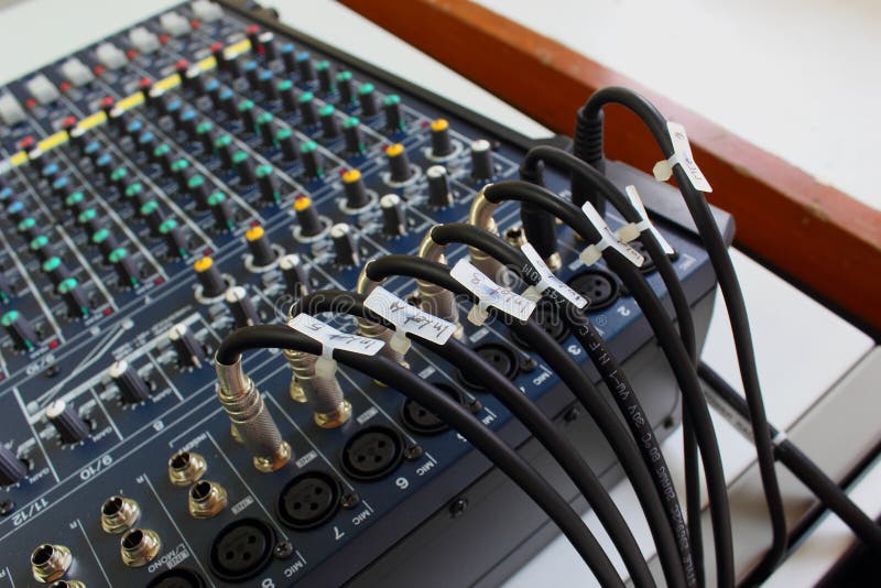 Cable mark on mixer