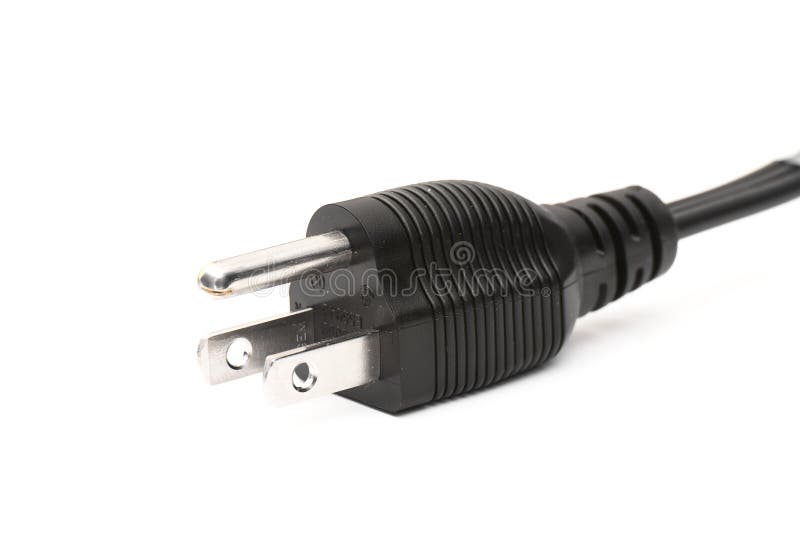 Cable with plug royalty free stock photo