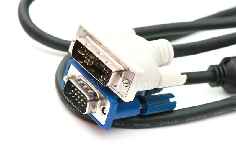 Cable with plug royalty free stock image