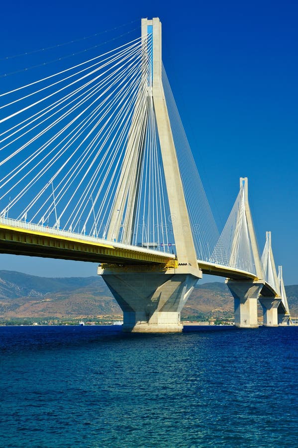 Cable Stayed Bridge, Greece Stock Photo Image of cable, horizontal