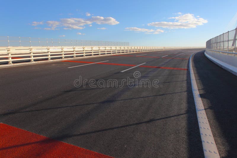 Cable-stayed bridge royalty free stock photography