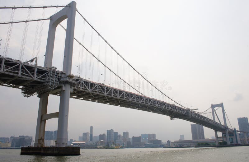 Cable-stayed bridge royalty free stock images