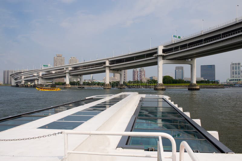 Cable-stayed bridge stock photos
