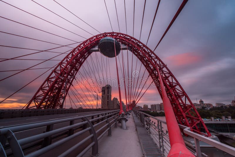 Cable-stayed bridge royalty free stock images Cable-stayed bridge royalty free stock images