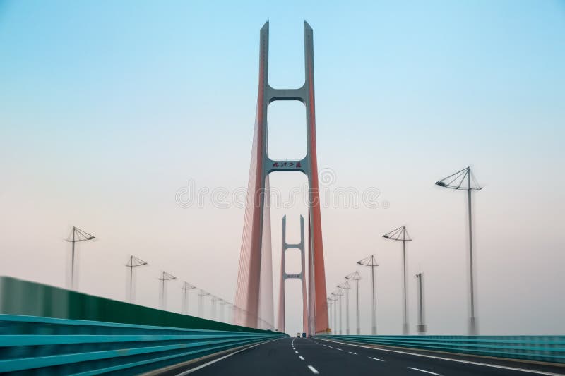 On the cable stayed bridge