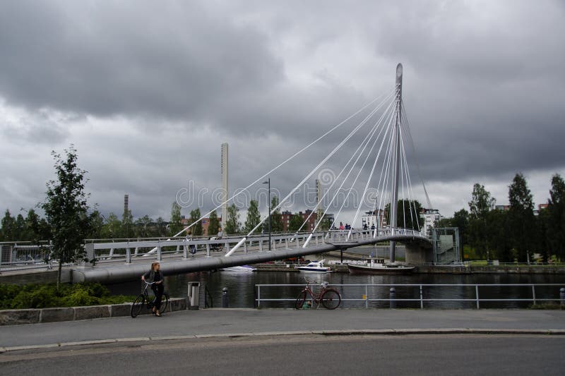 Cable Stayed Bridge royalty free stock photo Cable Stayed Bridge royalty free stock photo