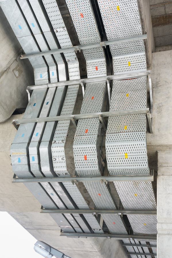 Cable Tray stock photo. Image of voltage, engineering 49052628