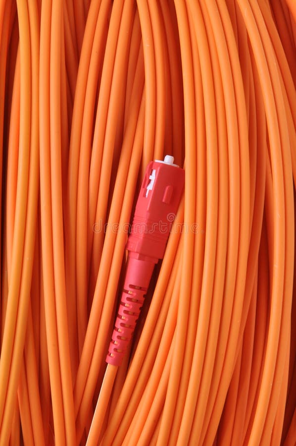 Cable óptico para la red de banda ancha fotografía de archivo libre de regalías Cable óptico para la red de banda ancha fotografía de archivo libre de regalías