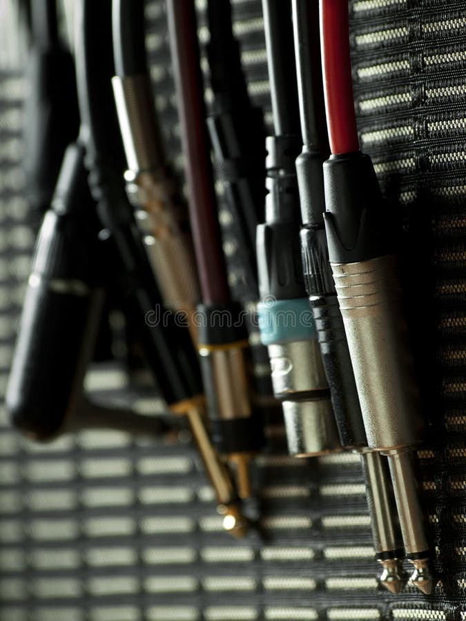 Cables on the Speaker Stock Image Image of stereo