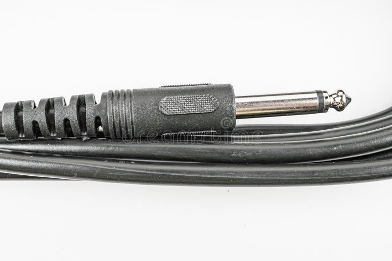 Cablu profesional de microfon XLR de înaltă calitate înfășurat conector XLR durabil studio înregistrare performanțe live royalty free stock photos