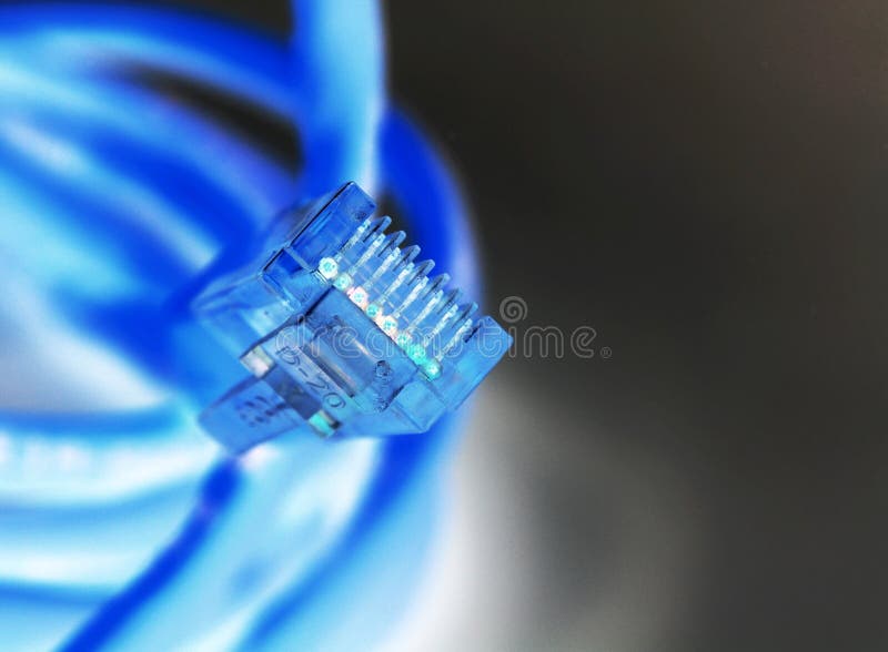 Cabo de internet imagem de stock royalty free