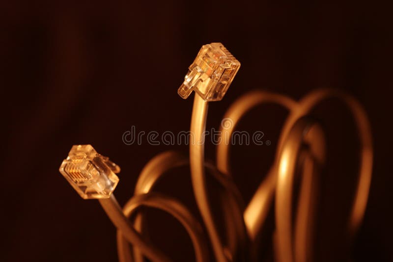 Cabo de internet fotos de stock