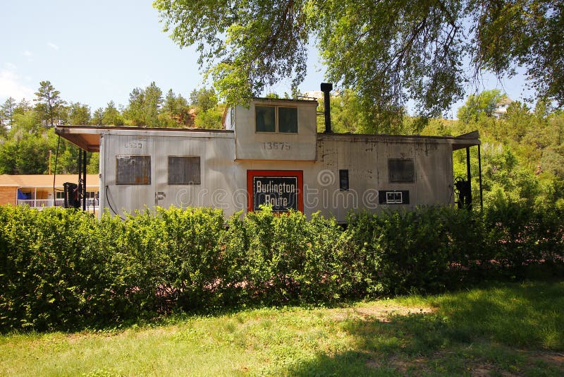 Caboose Display, Hot Springs, South Dakota Stock Image Image of outside, tourism 268060485