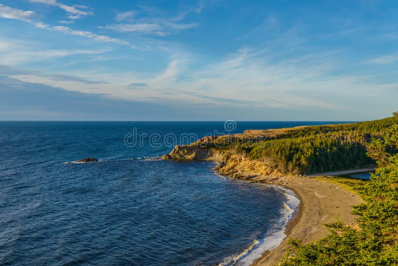 Cabot Trail Scenic view stock image