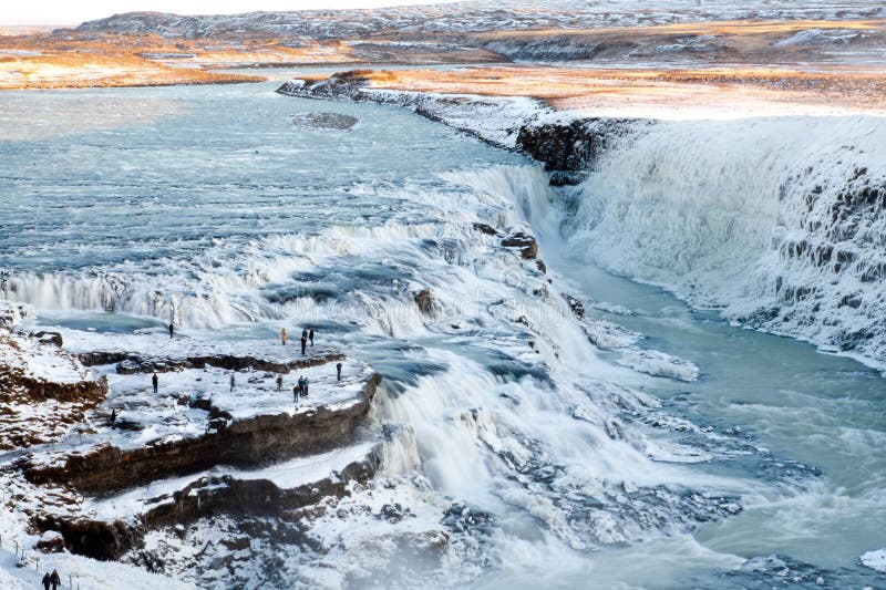 Cachoeira de Gullfoss foto de stock royalty free Cachoeira de Gullfoss foto de stock royalty free
